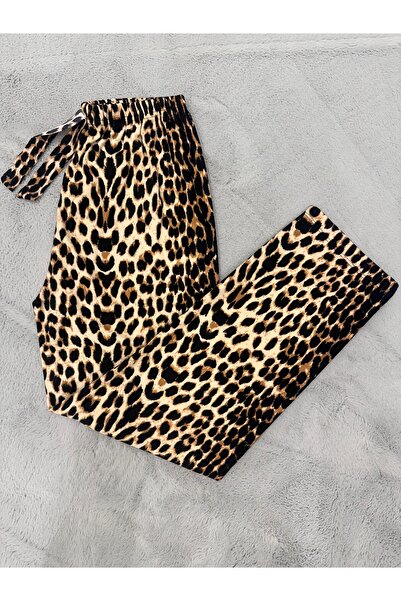 EUROSPORT Women's Leopard Pajama Bottoms