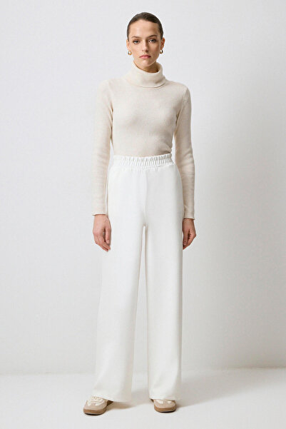 Touché Privé Straight Fit Elastic Waist Knitted Trousers
