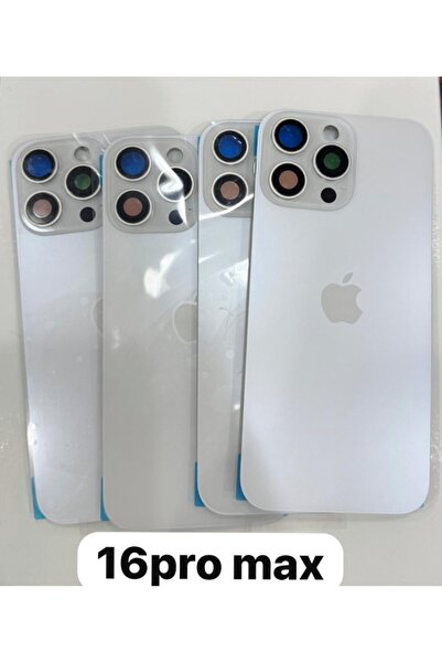 instatech iPhone 16 Pro Max arka kapak pil kapağı beyaz renk