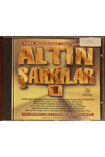 Plak İstasyonu (إنه قرص مضغوط وليس قرص مضغوط) Cd الأغاني الذهبية 1 Cd