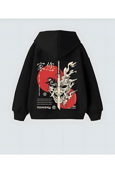 Aesthia Hanorac cu glugă unisex Yakuza Anime Design
