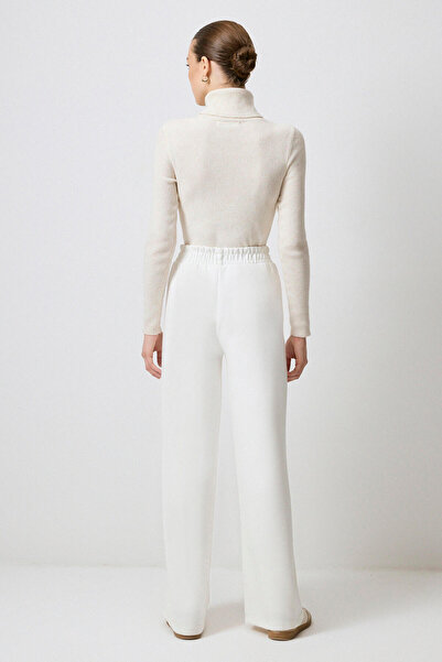 Touché Privé Straight Fit Elastic Waist Knitted Trousers