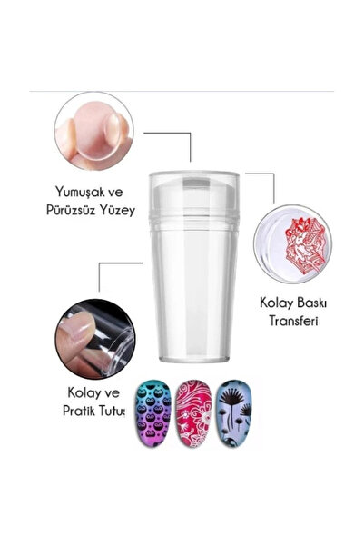 Vitastyle TIRNAK SÜS DAMGALAMA YUMUŞAK VE PÜRÜZSÜZ YÜZEY STAMPER