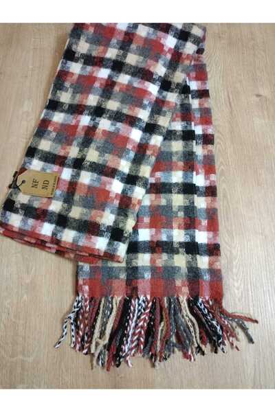 ENEFENDİ Omuz Şalı Atkı , Kare Desenli , Renkli , Yumuşak, Kışlık , Sıcak 80 ...