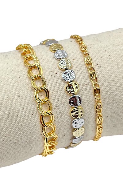 Alexis Carrel Women's 3-Piece Bracelet Combination Set