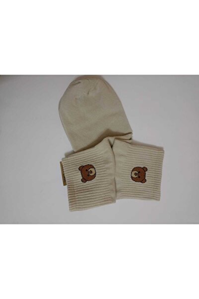 ENEFENDİ ПАМУЧНИ ЧОРАПИ С АРОМАТ НА МЕЧКА МЕКИ ЧОРАПИ БЕЗ ШЕВ С МОТИВ НА МЕЧКА КАФЯВИ ЧОРАПИ ДО ГЛЕЗЕНА