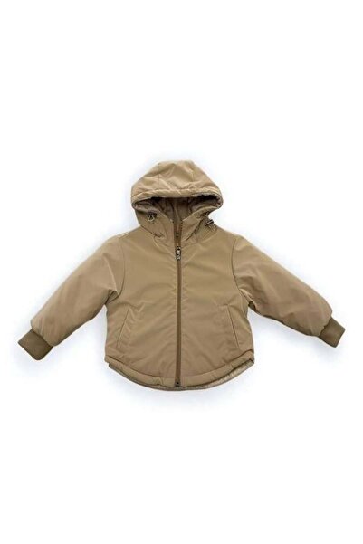 Zekids Palton pentru fete cu buzunar din catifea