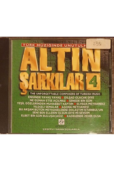 göksoy plak أغاني ذهبية لا تُنسى في الموسيقى التركية 4 قرص مضغوط