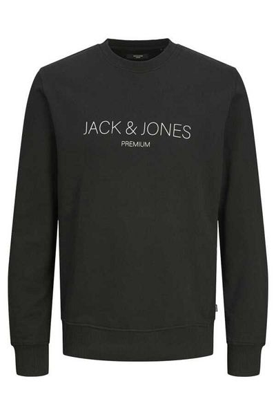 Jack & Jones Черен мъжки суичър - 12261873 Jprblajared