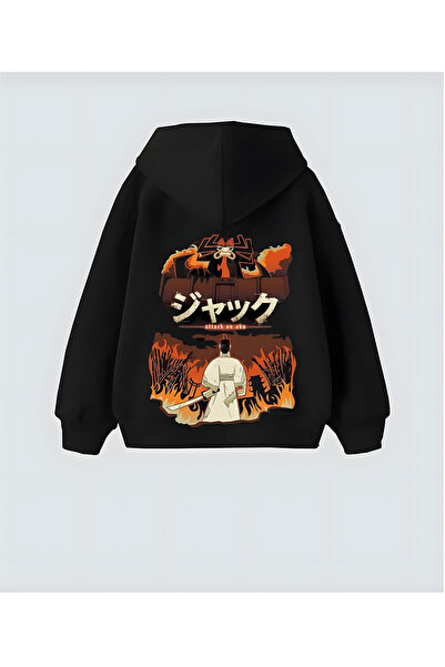 Aesthia Samurai Jack dizajn unisex dukserica sa kapuljačom