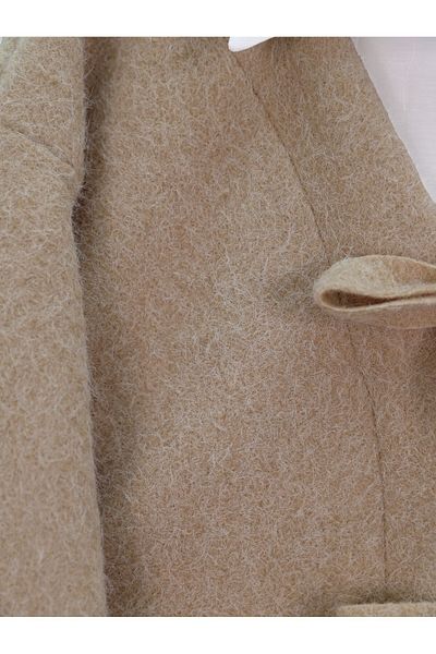 Modamorfo Front Tie-Up Knitted Cashew Service - Mink
