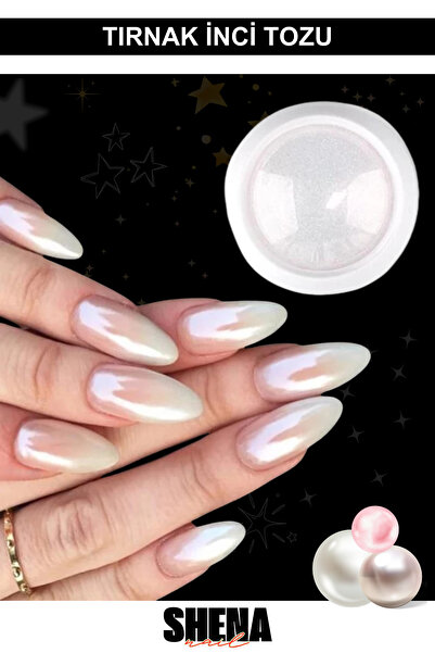 Shena Tırnak Süsleme İnci Tozu 1 Adet - Tırnak Oje Inci Tozu Epoksi Nail Art