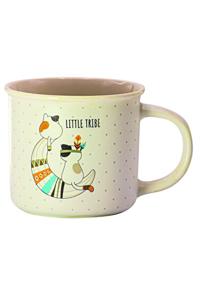 E&D ART Κούπα Little Trip White Cat Mug