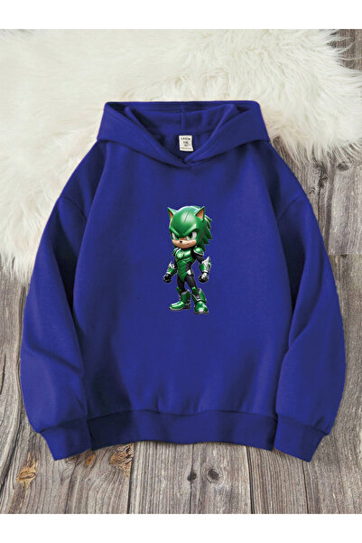 YUNAYT Dječja majica sa kapuljačom i printom