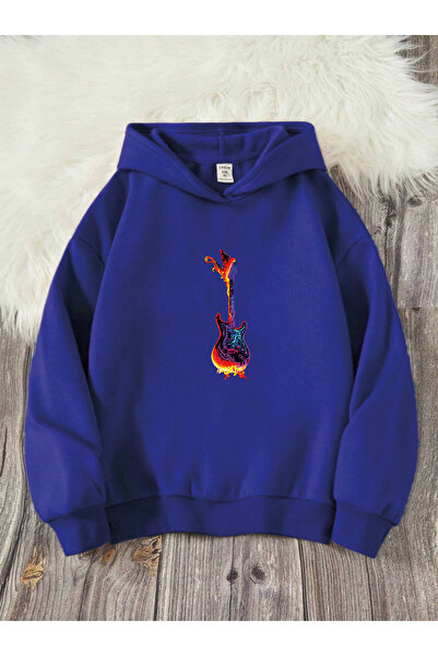 YUNAYT Дитячий світшот з капюшоном і принтом