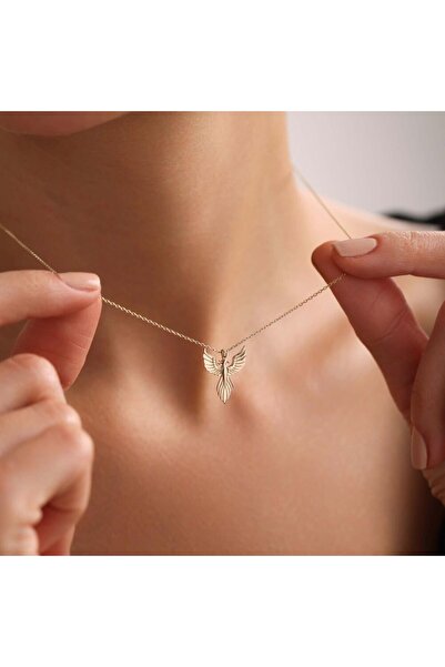 Sembol Gold Altın Anka Kuşu Kolye