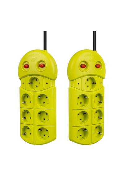 Axe Tools 1.5 Meter Yellow Group Socket - 7-Pack Axe11A-X22Km77