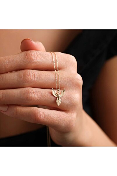 Sembol Gold Altın Anka Kuşu Kolye