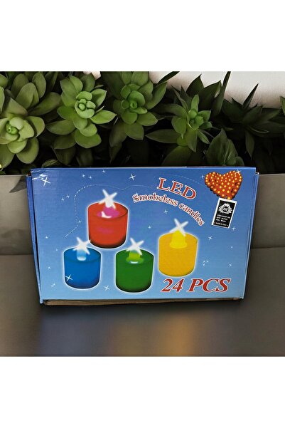 SavBrand Led Mum 24 Adet bir Kutu İthal Led Mum , Süsleme Özel Günler için , ...