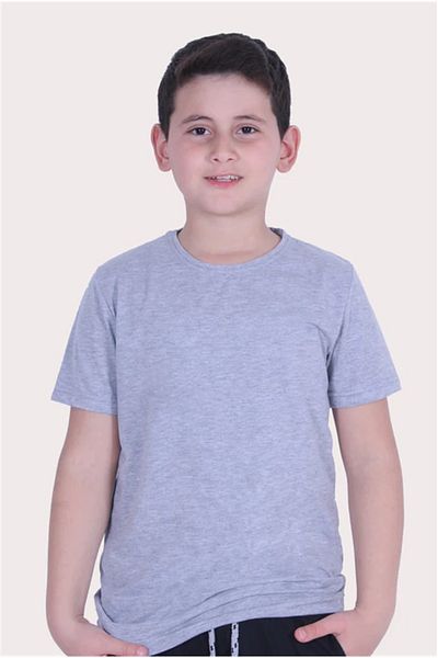 Markahit Tricou pentru copii, unisex, 100% bumbac, lycra, cu decolteu de bază