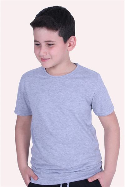 Markahit Tricou pentru copii, unisex, 100% bumbac, lycra, cu decolteu de bază