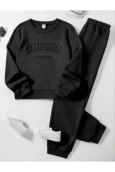 RENNA KİDS Σετ φόρμας για κορίτσια/αγόρια California Westcoast με στάμπα φούτ...