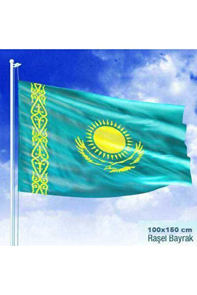 Genel Markalar Kazakistan Cumhuriyeti Bayrağı - Türk Devletleri - 100x150 cm