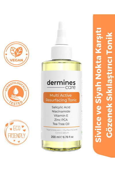 Dermines Yağlı ve Karma Ciltlere Özel Sivilce Karşıtı Gözenek Sıkılaştırıcı S...