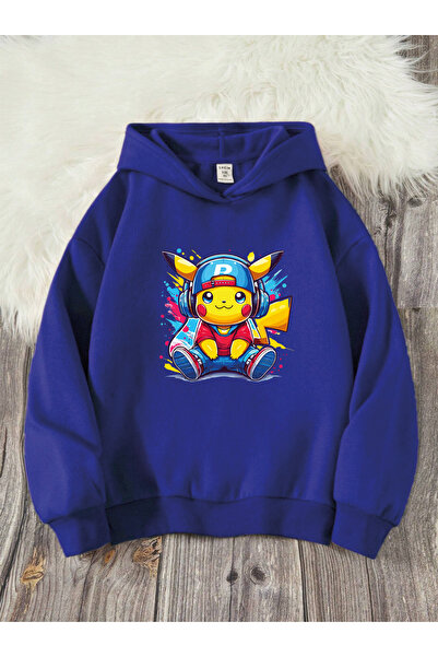 YUNAYT Дитячий світшот з капюшоном і принтом