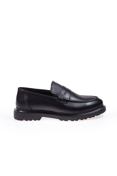 Vantaggio Pantofi casual pentru bărbați, clasici, 100% din piele naturală, Romeo Black