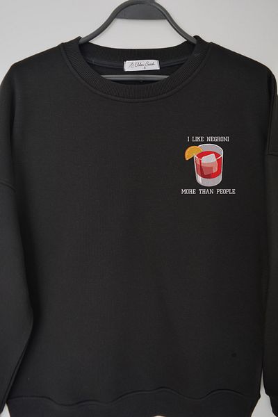 EldenStitch Hanorac oversize unisex brodat Negroni