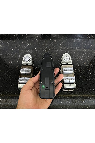 Store MERCEDES CAM DÜĞME PANELİ SİYAH W205 W213
