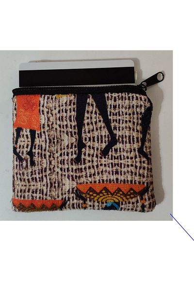 ustaagac Mini Cloth Wallet - Coin and Card Holder Design