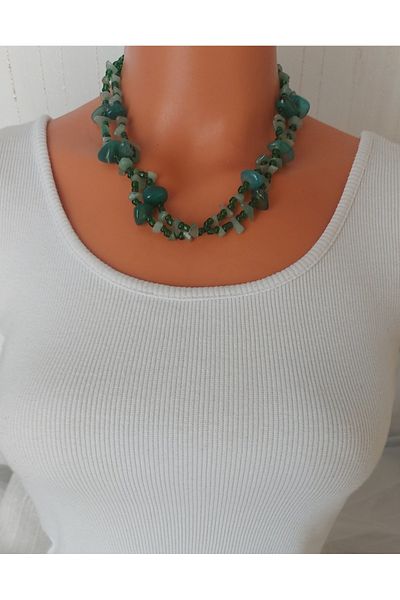 Virgo Agate Stone Necklace