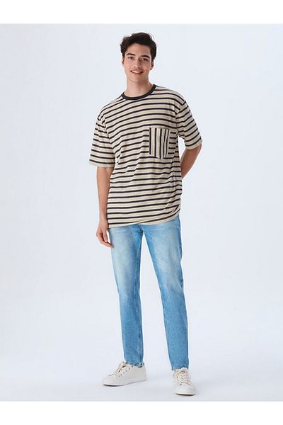 Ltb Striped Pocket T-shirt