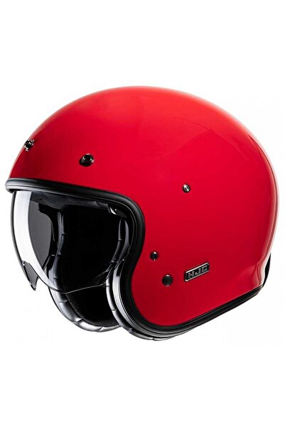 HJC V31 Açık Motosiklet Kaskı Koyu Kırmızı