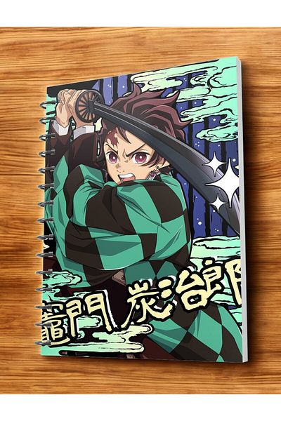 nihonwosekai Demon Slayer Demon Slayer Anime A5 Boy Spiral Notebook 50 Sheets