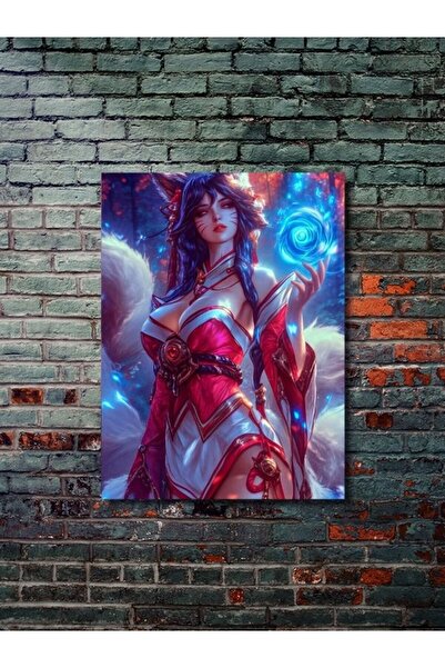 ZNC Ahri - L.O.L - Oyun Posterleri, Özel Tasarım Kağıt Poster