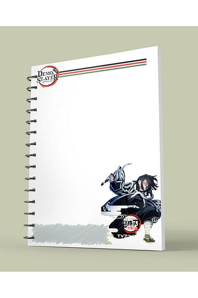 nihonwosekai Demon Slayer Demon Slayer Anime A5 Boy Spiral Notebook 50 Sheets