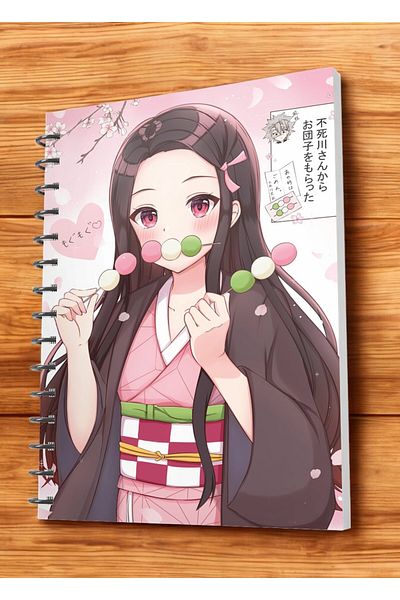 nihonwosekai Demon Slayer Demon Slayer Anime A5 Boy Spiral Notebook 50 Sheets