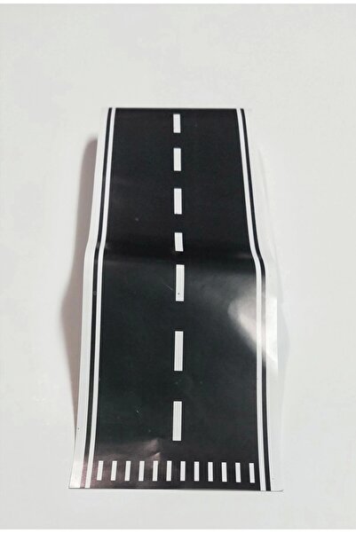 Del Rey DelRey YAPIŞKANLI ASFALT YOL SİYAH 1/200 50CM 4LÜ