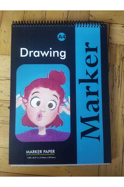 Koala Marker Drawing Pad, Sketchbook, A4 Size