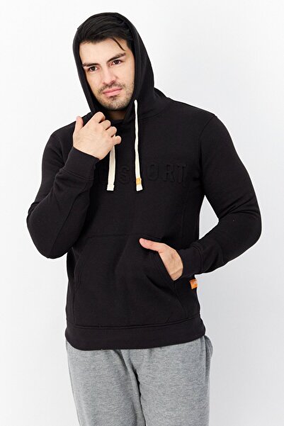 Duck and Cover Men Sportswear Fit Embossed Print Outdoor Fleece Sweatshirts, ...