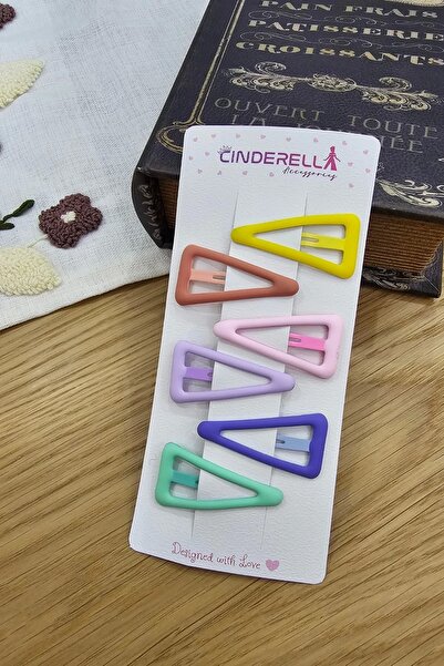 Cinderella Trokutasti model set kopči sa kopčom - Šarene kopče za kosu - Kopč...