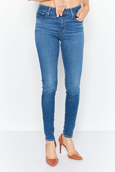 Levi's Women Super Skinny Fit Washed Stretchable Jeans, Blue