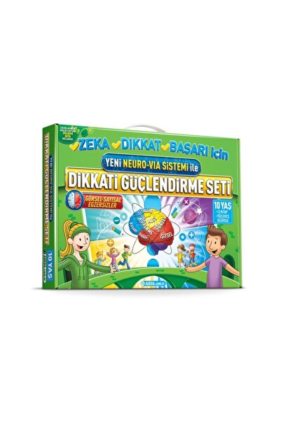 Adeda Yayınları 10 Yaş Zeka Ve Dikkat Güçlendirme Seti