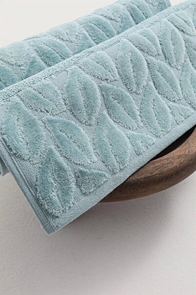 NİVEMESHOME Nivemeshome 249 - Зелений жакардовий рушник Nurpak