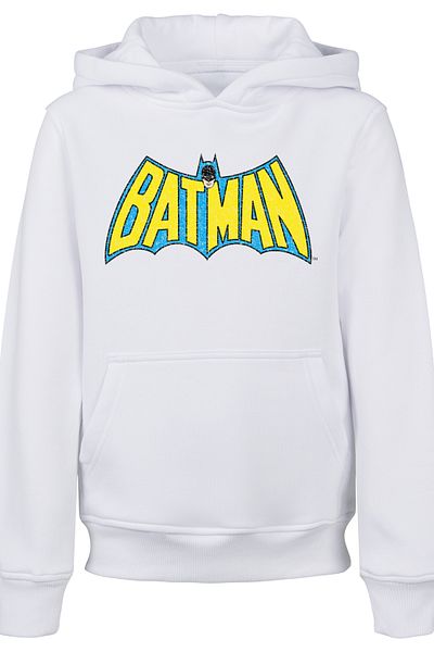 F4NT4STIC Herren Dc Comics Batman Crackle Logo-blk With Fitted Heavy Hoody