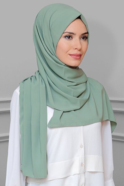 HÜRREM BONE Çağla Yeşili Медіна Іпек Шаль для школи Прямий Класичний - Hürrem 202103.