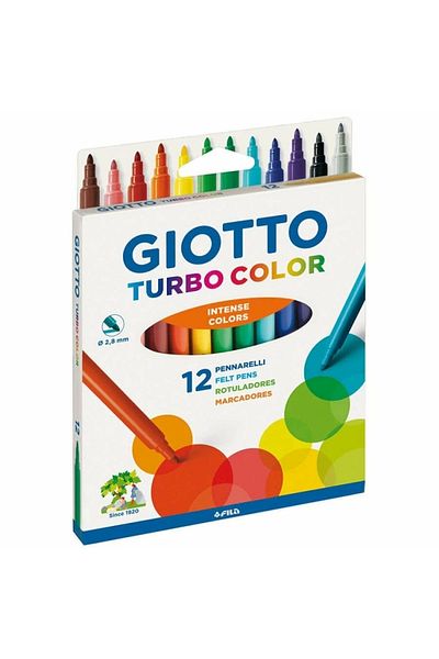Giotto Turbo Color Felt Tip Pen 12 Li 416000